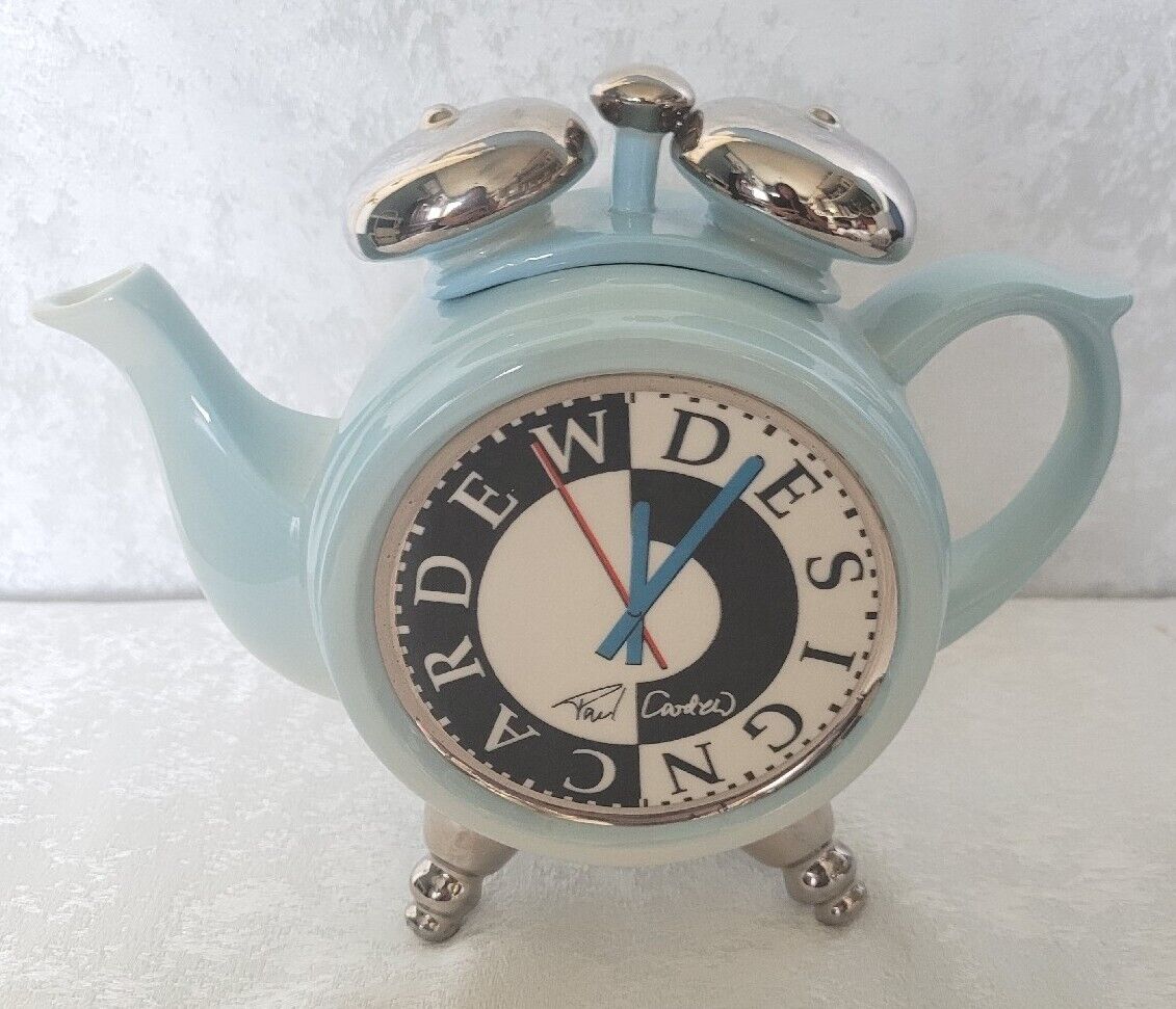 Paul Cardew Teapot Alarm Clock Limited Edition Collectors Club  1999