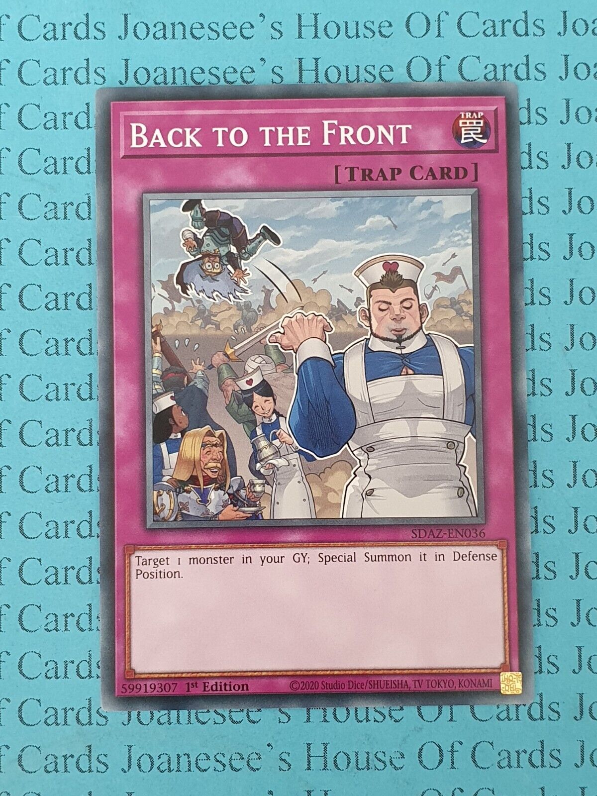 Back to the Front SDAZ-EN036 Yu-Gi-Oh Card 1st Edition New
