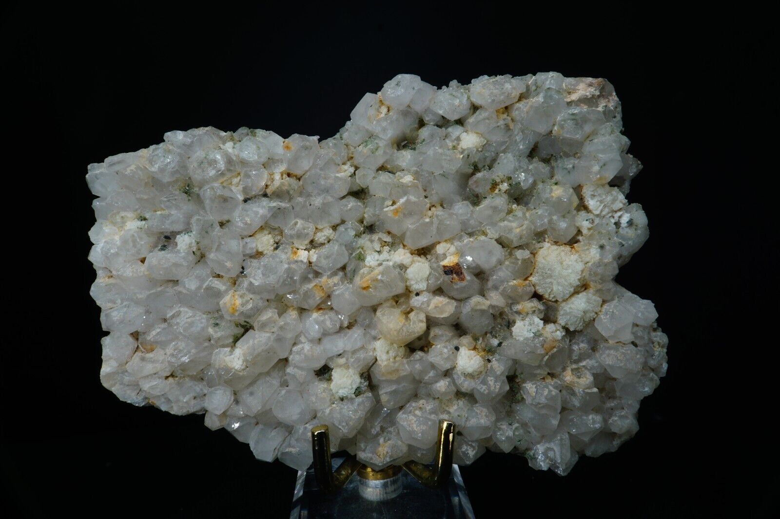 Babingtonite, Prehnite and Quartz / 10.1cm Mineral Specimen / Qiaojia Co., China