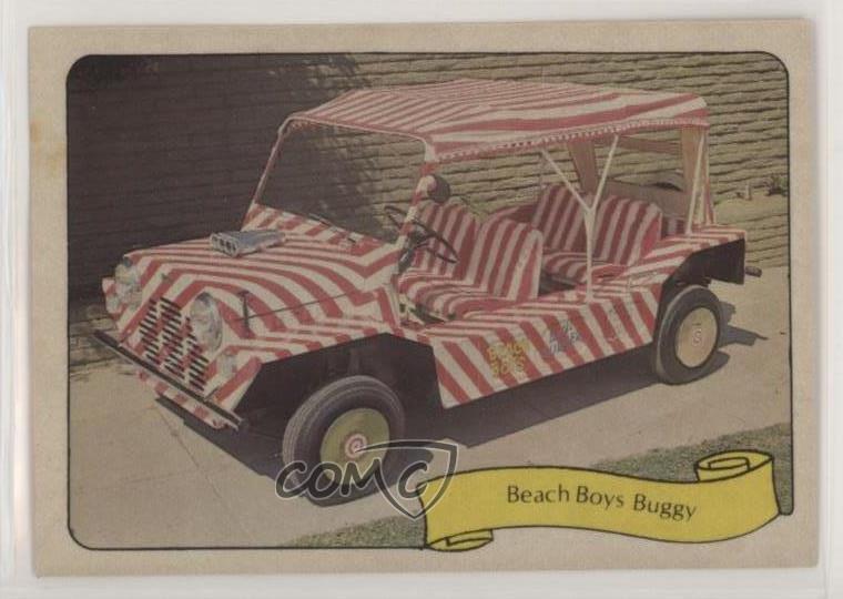 1974 Fleer Kustom Cars Stickers Beach Boys Buggy 0s4