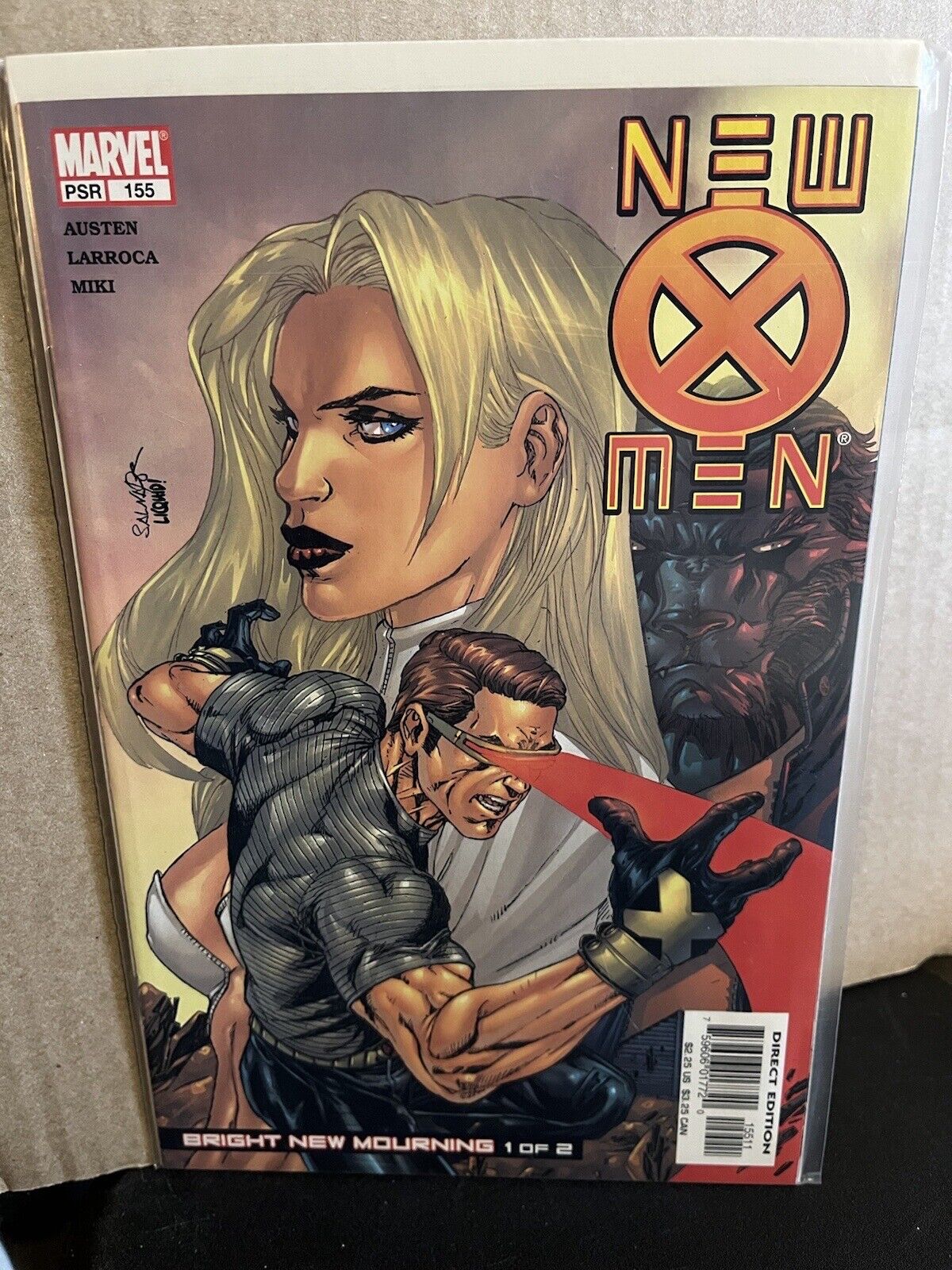 New X-Men 155 🔥2004 BRIGHT NEW MORNING Pt 1🔥Emma Frost🔥Marvel Comics🔥NM-