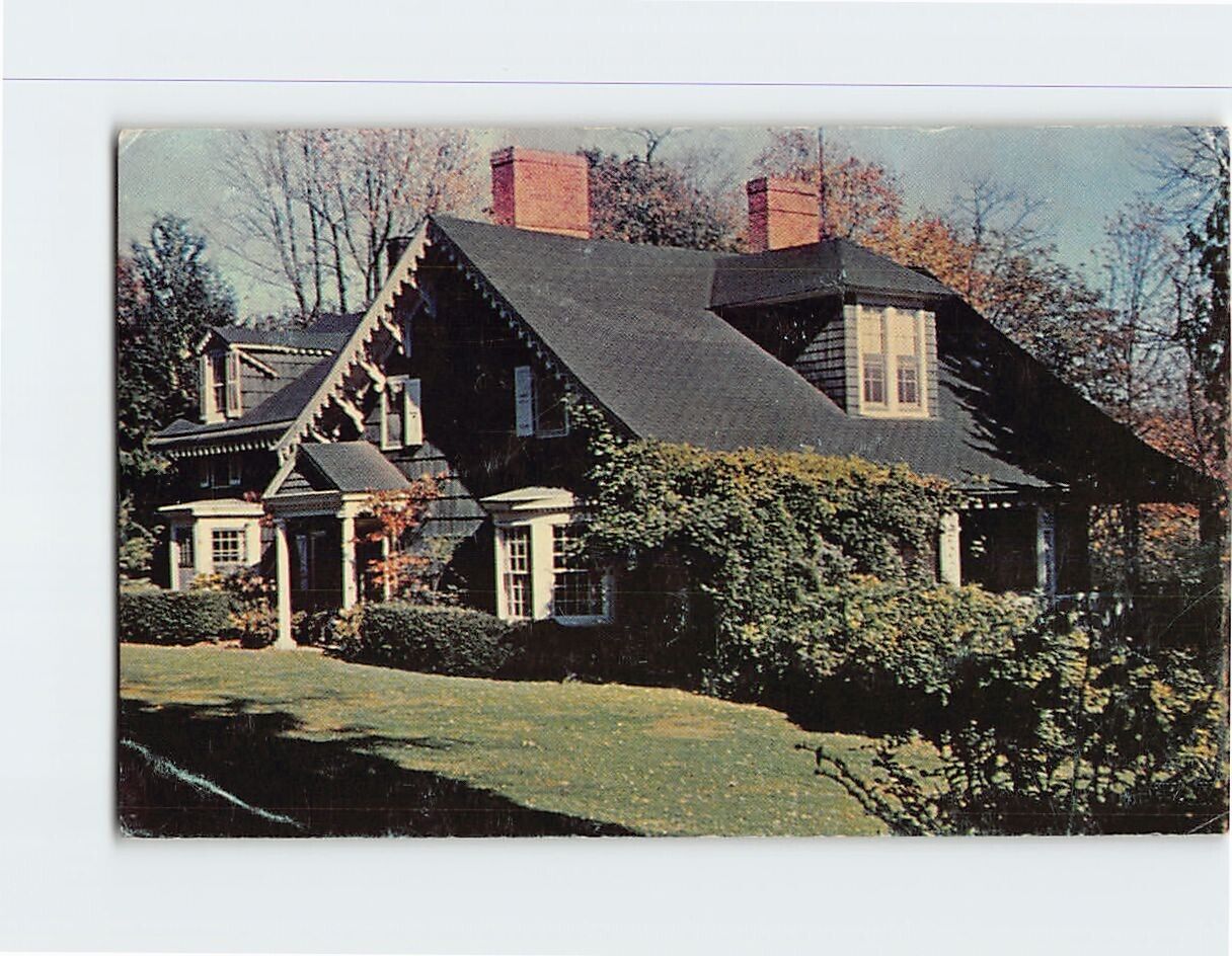 Postcard Crawford-Morris-Popham House Scarsdale New York USA