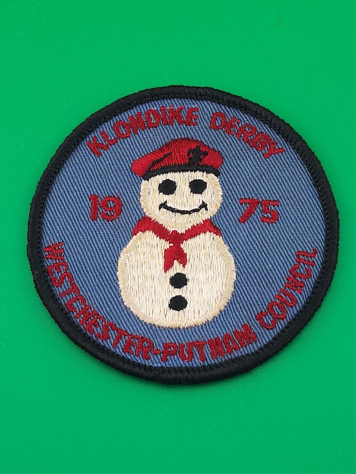 Klondike Derby 1975 Westchester-Putnam Council Patch BSA Boy Scouts Of America