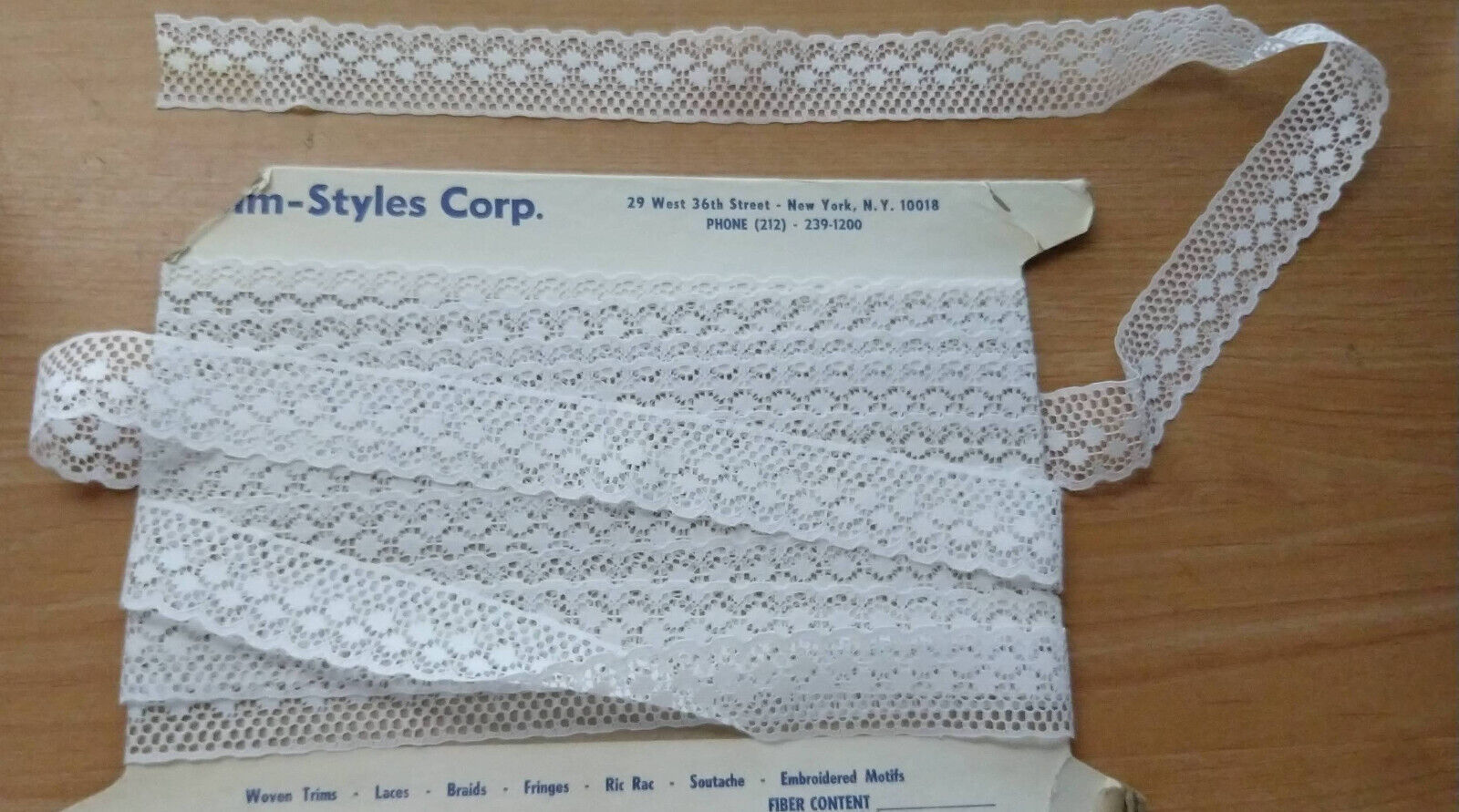 Lot of Lovely Vintage White Lace Sewing Trim 14 Feet  Nice for Crafts Dolls