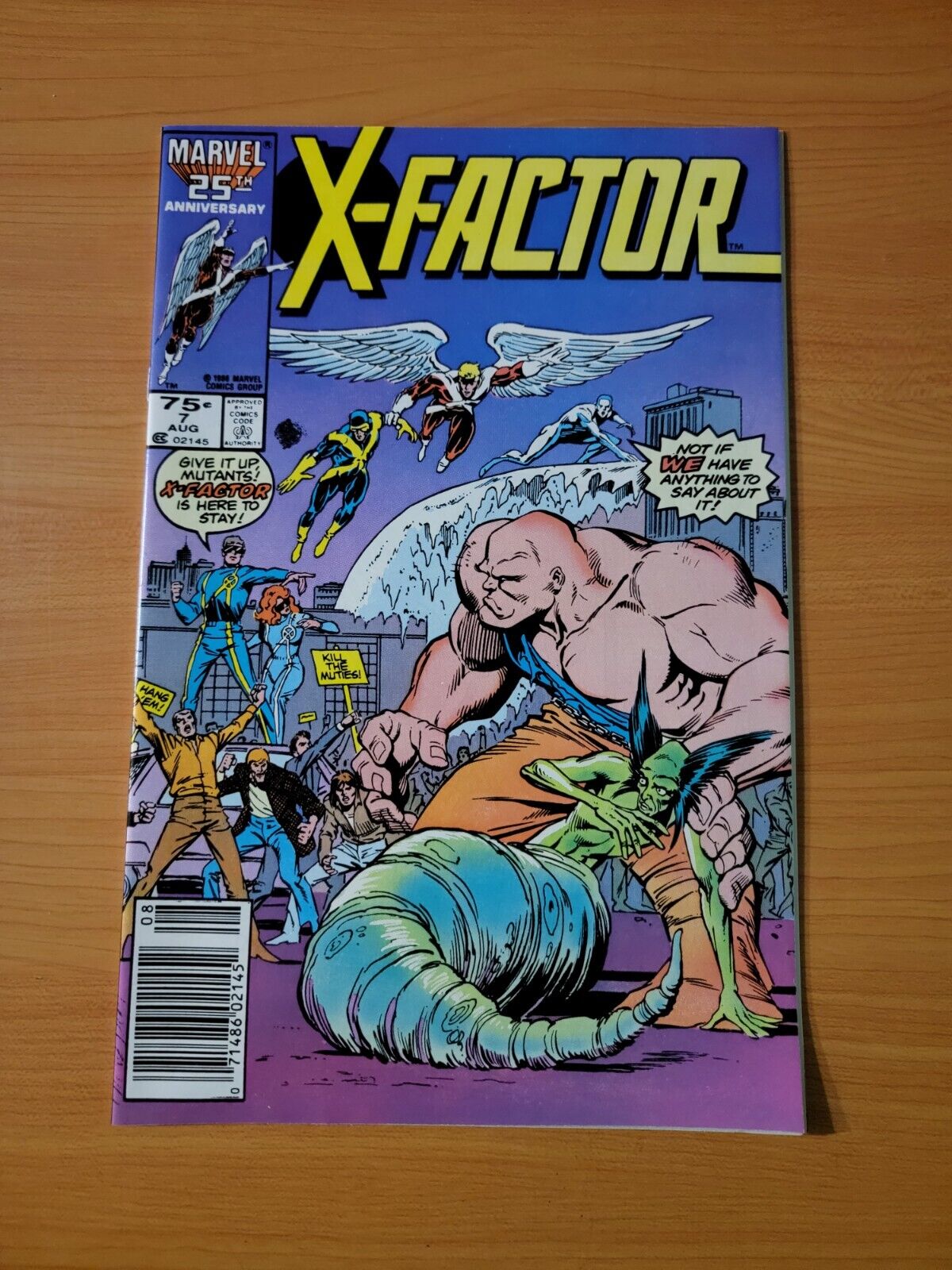 X-Factor #7 Newsstand Variant ~ NEAR MINT NM ~ 1986 Marvel Comics