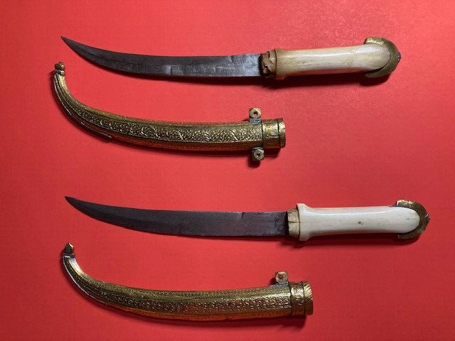 A Pair of Antique Arabian Daggers