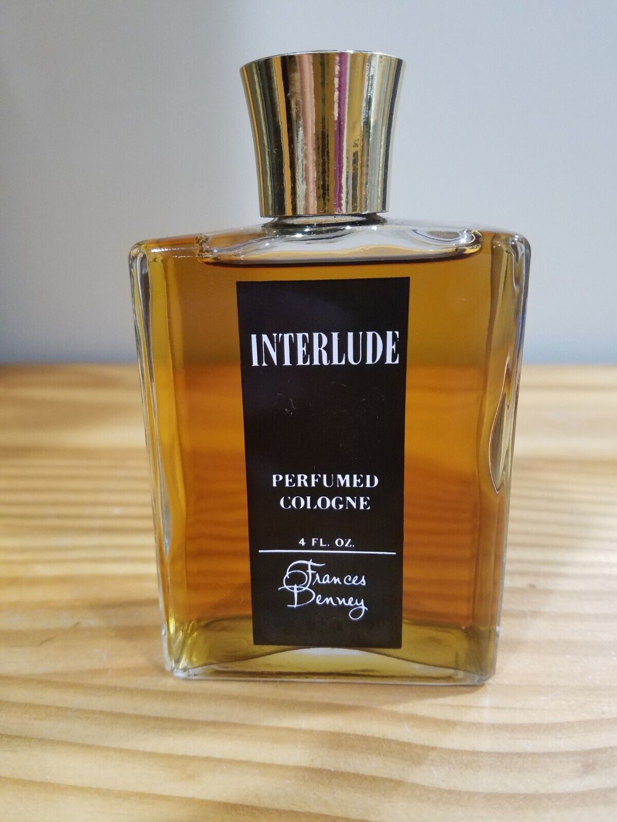 Vintage Frances Denney Perfumed Cologne Splash Interlude 4 oz 
