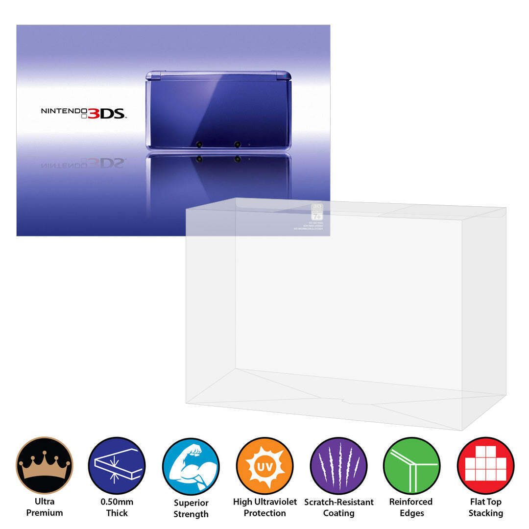 VIDEO GAME CONSOLE Box Protectors for NINTENDO 3DS Boxes (50mm thick)