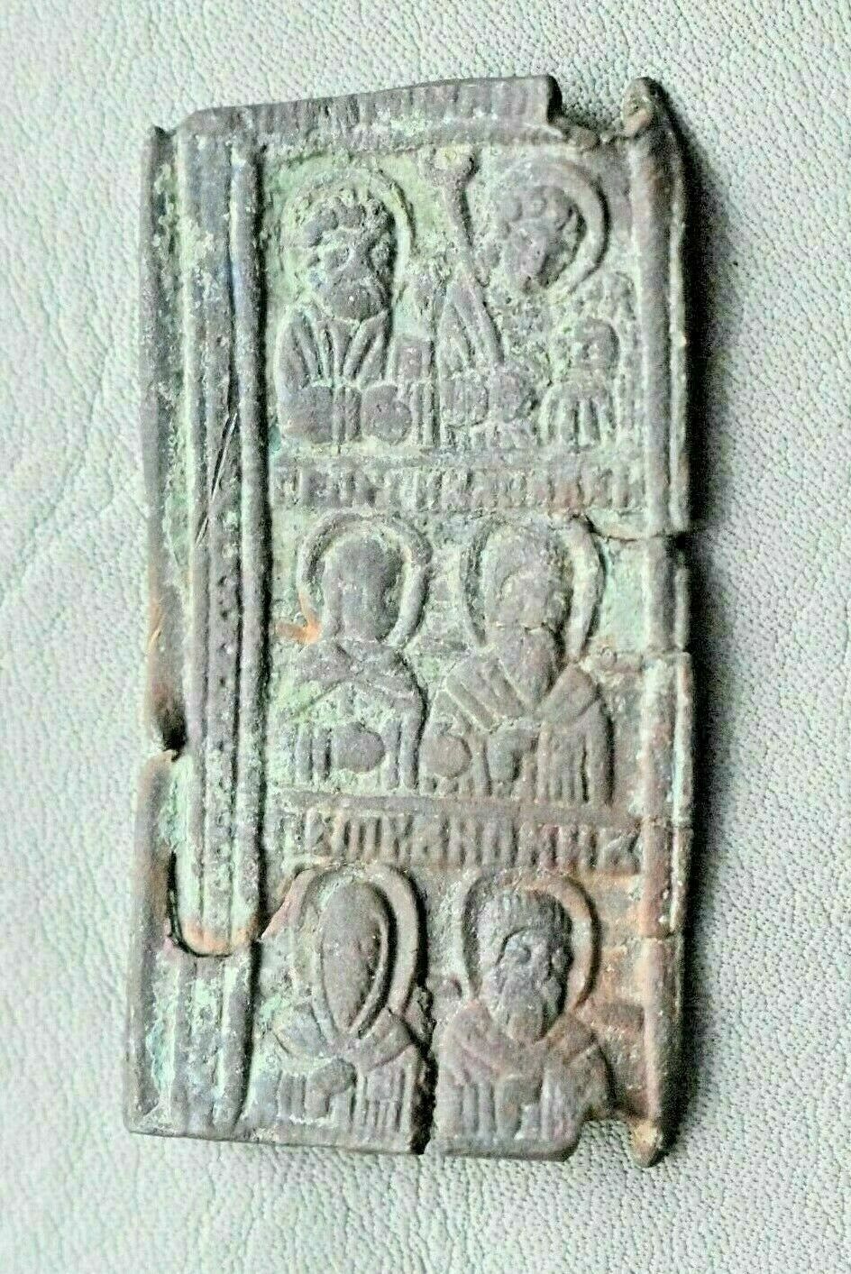 Rare Old Collection Antique 18th Century Orthodox Catholic Collectible Icon E4