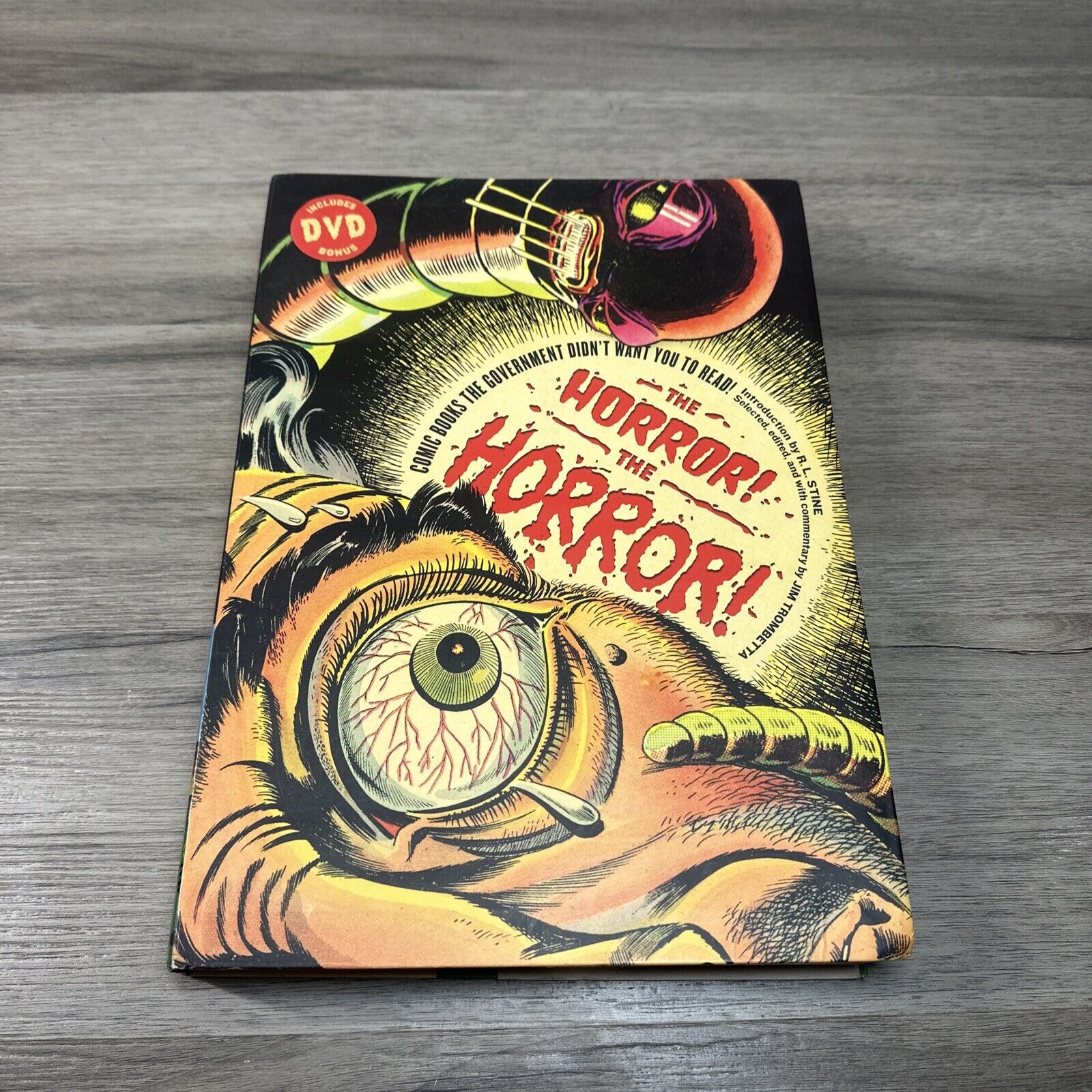 Jim Trombetta THE HORROR THE HORROR E.C. Comics ... precode horror + DVD