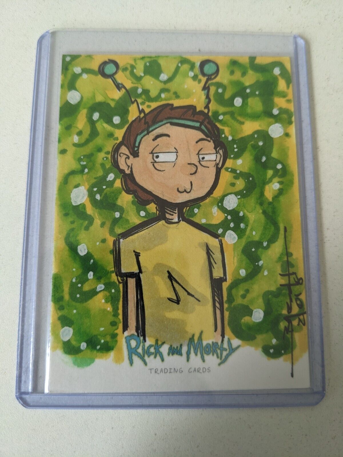 2018 Cryptozoic Adult Swim Rick And Morty 1/1 Sketch by Barush Merling