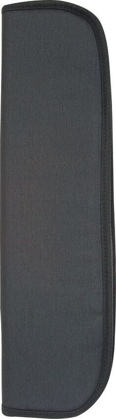 Carry All Knife Case Size 17 in Black Heavy Condura Padded Fleece Nylon Zip 121