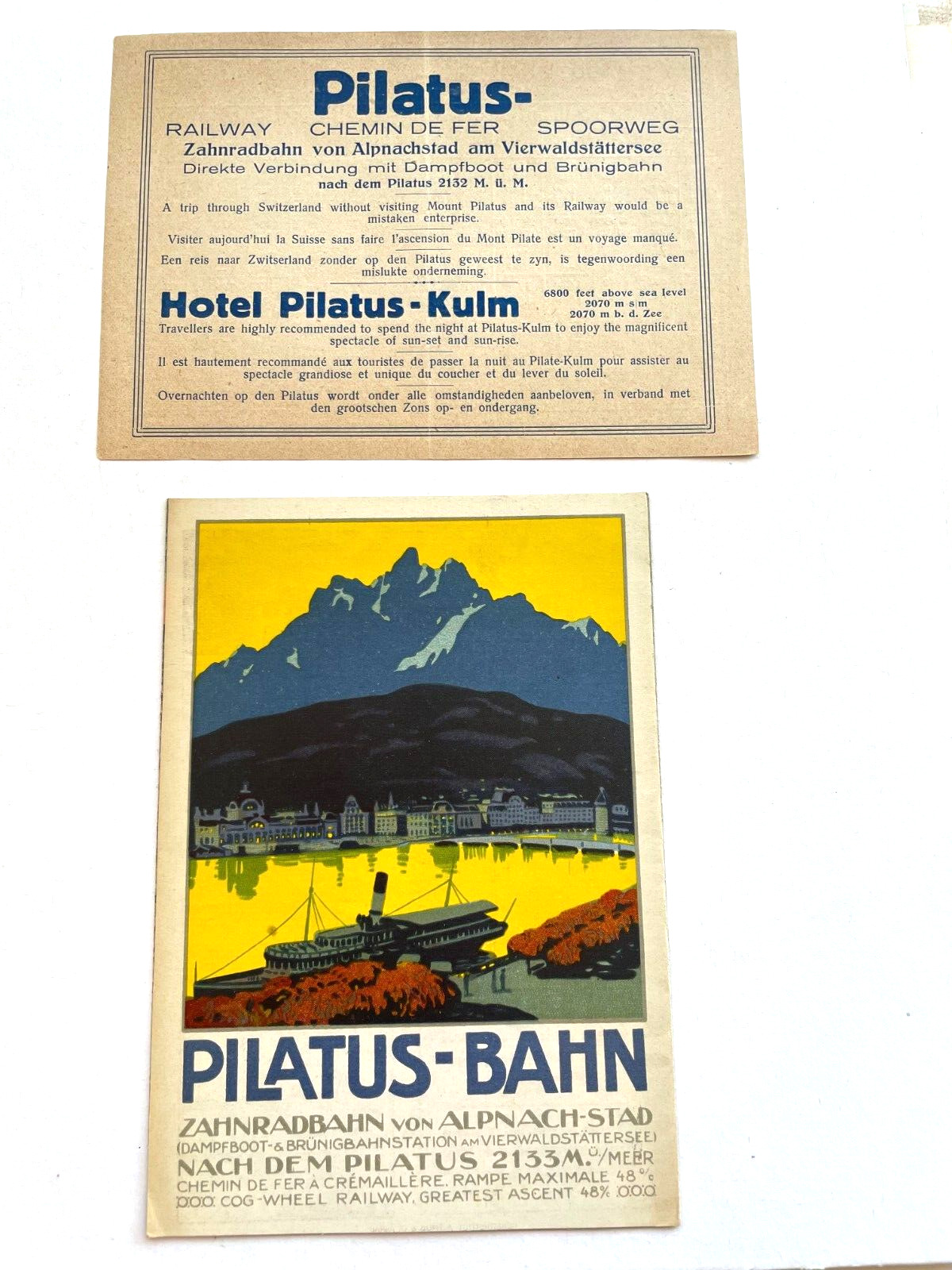 Lovely Vintage Travel Brochure \