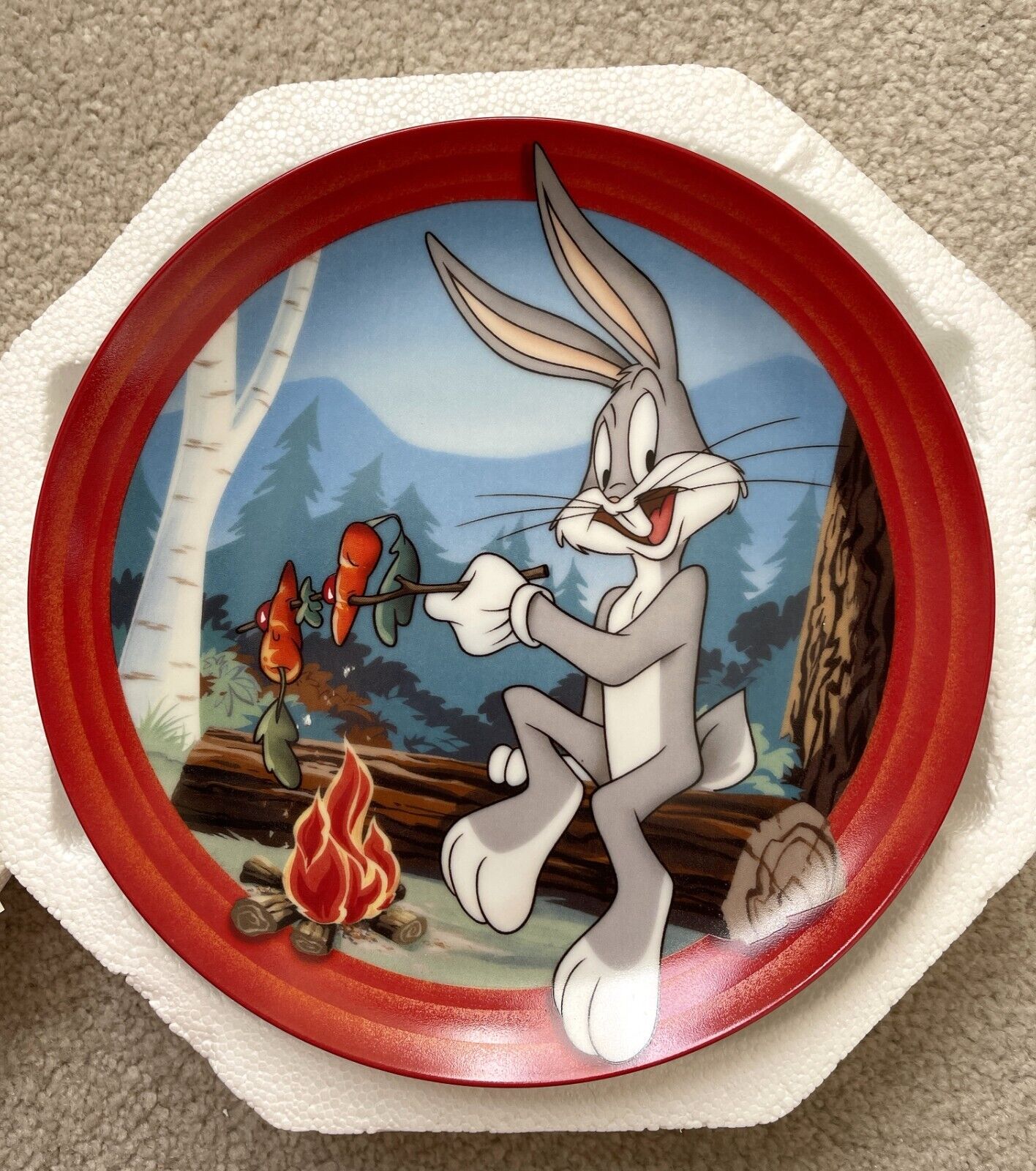 Bugs Bunny S’more The Merrier 1997 The Bradford Exchange Plate No. 465A New
