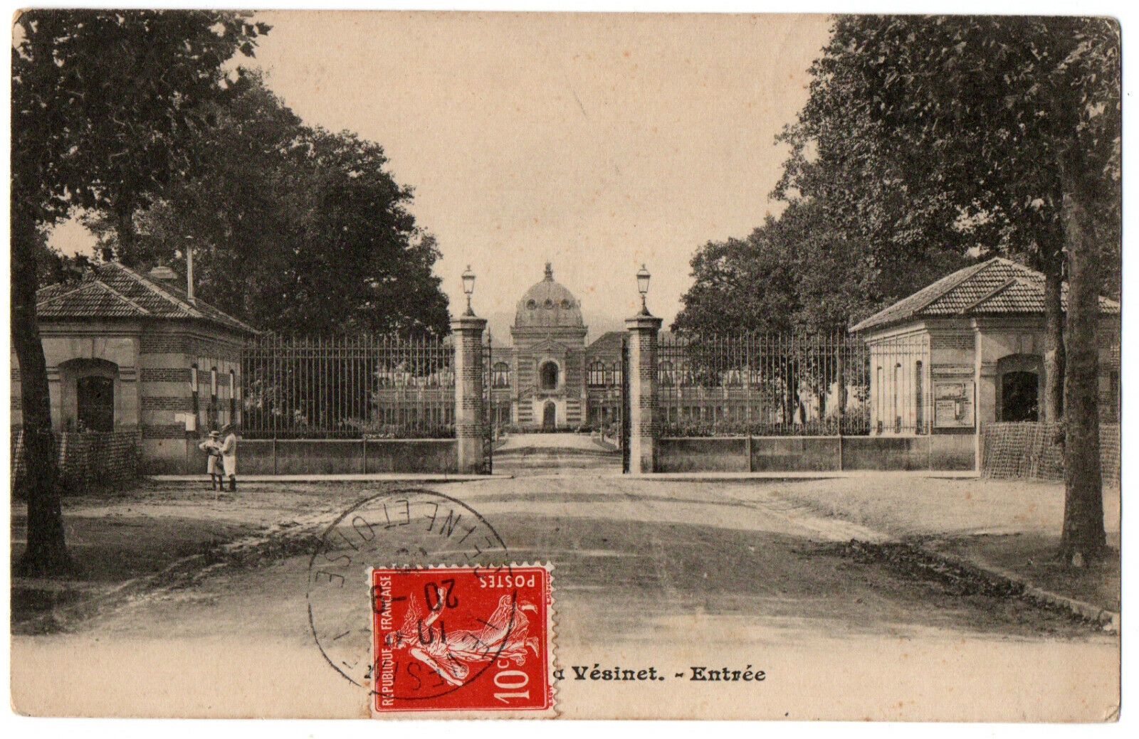 CPA 78 - LE VESINET (Yvelines) - National Asylum - Entrance