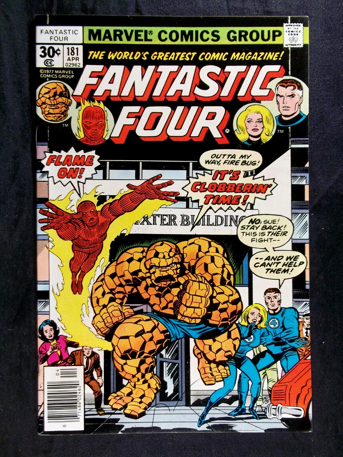 Fantastic Four #181 VF/NM 9.0 Vintage Marvel Comics 1977