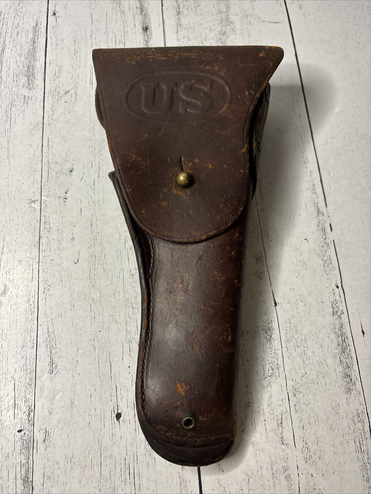 US M1911 Pistol Leather Holster Stamped Rock Island Arsenal