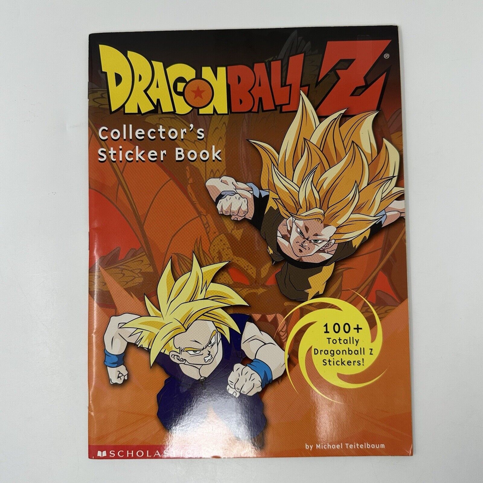 2001 Dragon Ball Z Collector\'s Sticker Book Scholastic Michael Teitelbaum Unused