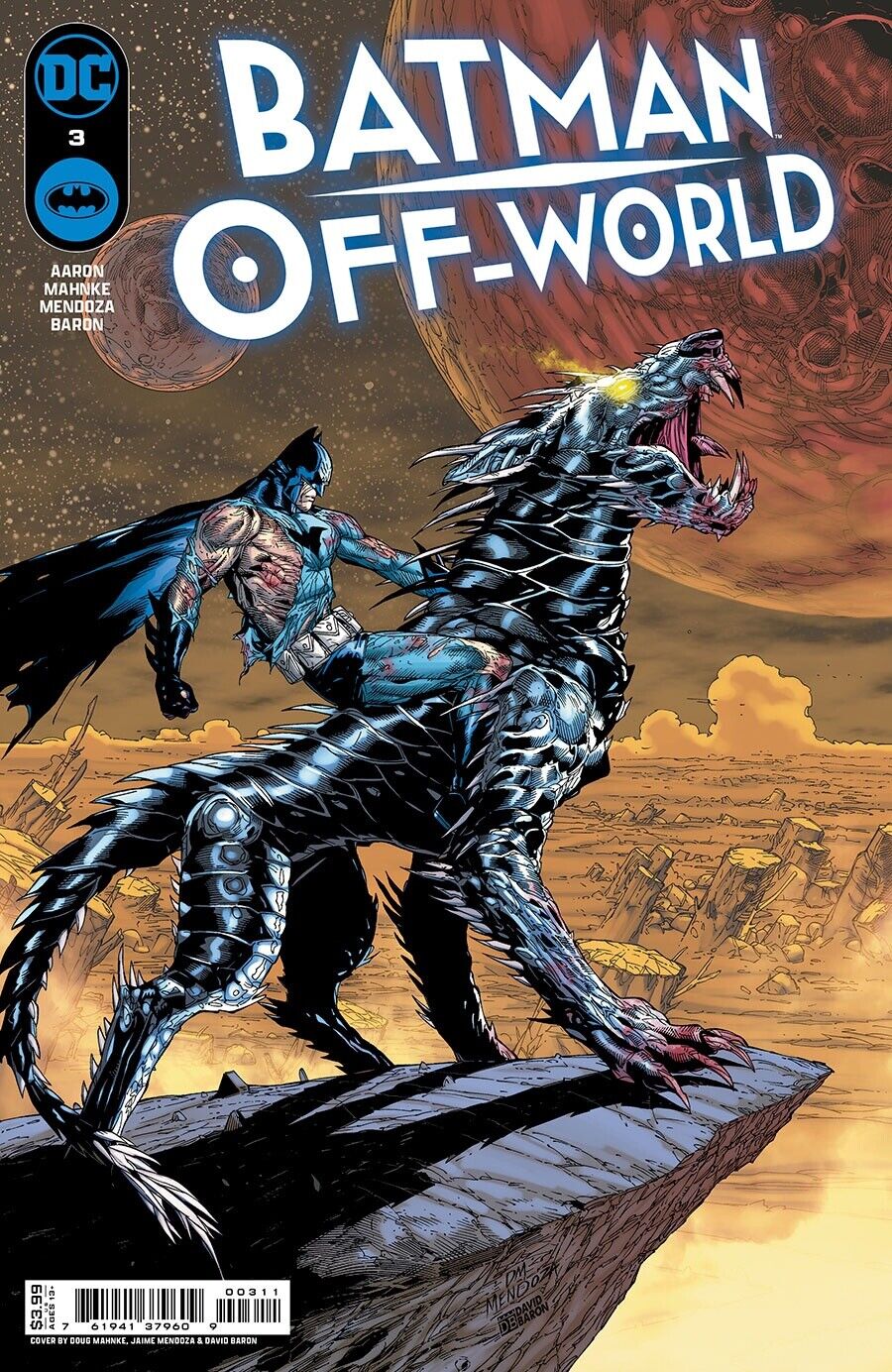 Batman Off-World #3 Cover A Doug Mahnke & Jason Aaron Cover DC COMICS 2024