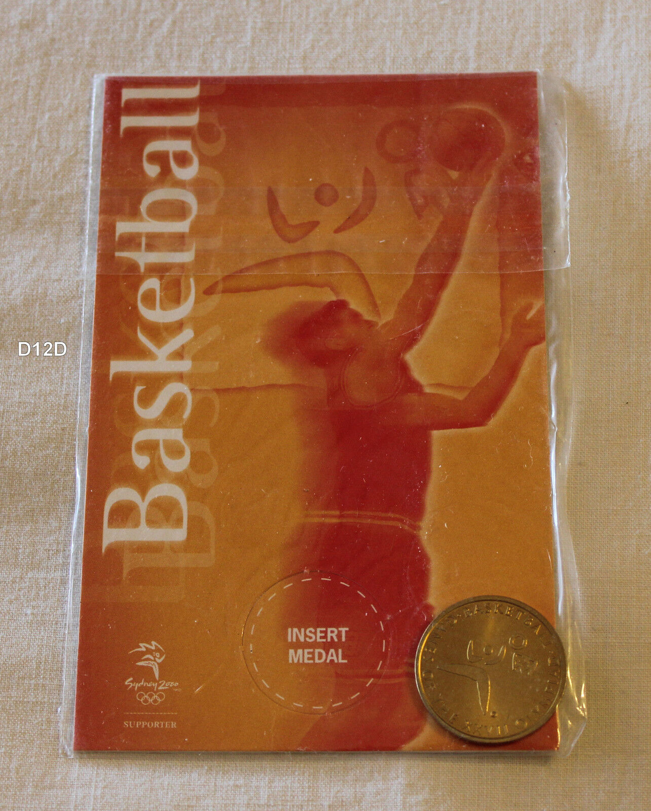 Basketball Sydney 2000 Olympic Games Shell Commemorative Medallion New