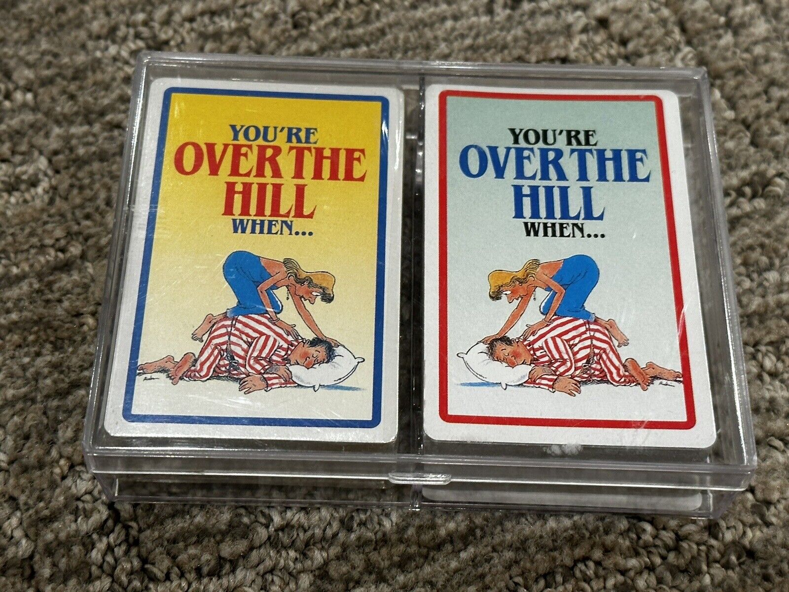 YOU\'RE OVER THE HILL WHEN VINTAGE PLAYING CARDS SEALED NEW 1988 IVORY TOWER LOT