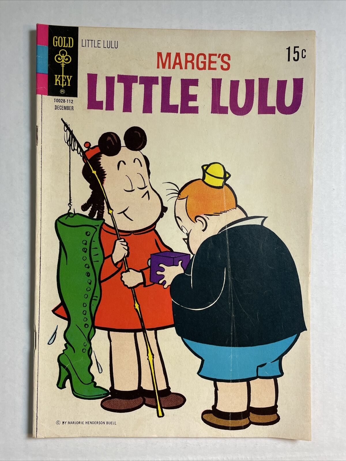 Little Lulu 202 VG/F 1971 Gold Key comics Fishing