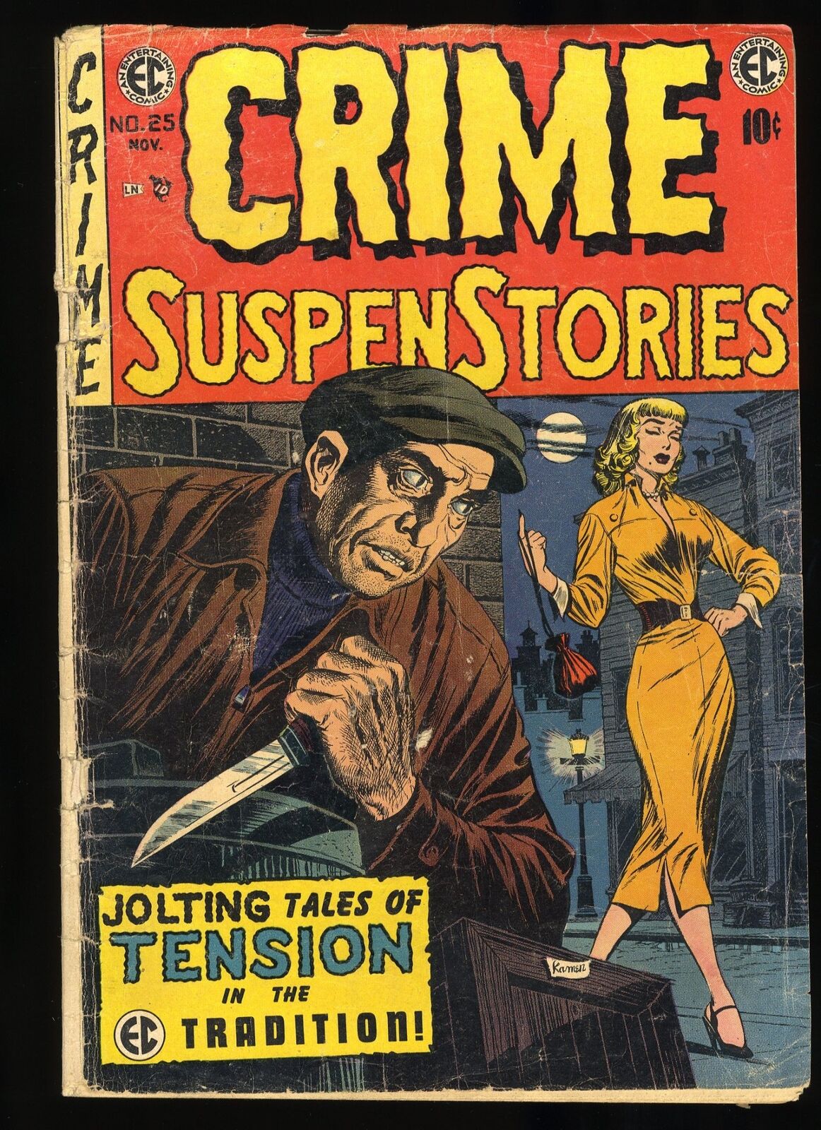 Crime Suspenstories #25 FA/GD 1.5 EC Jack Kamen Cover EC 1954