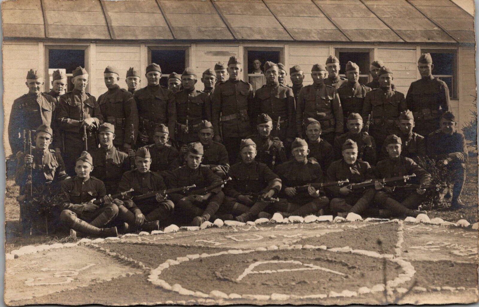 Postcard US 3rd Army, 3rd Platoon, Occupation Germany-Koblenz Bridgehead RPPC Ac