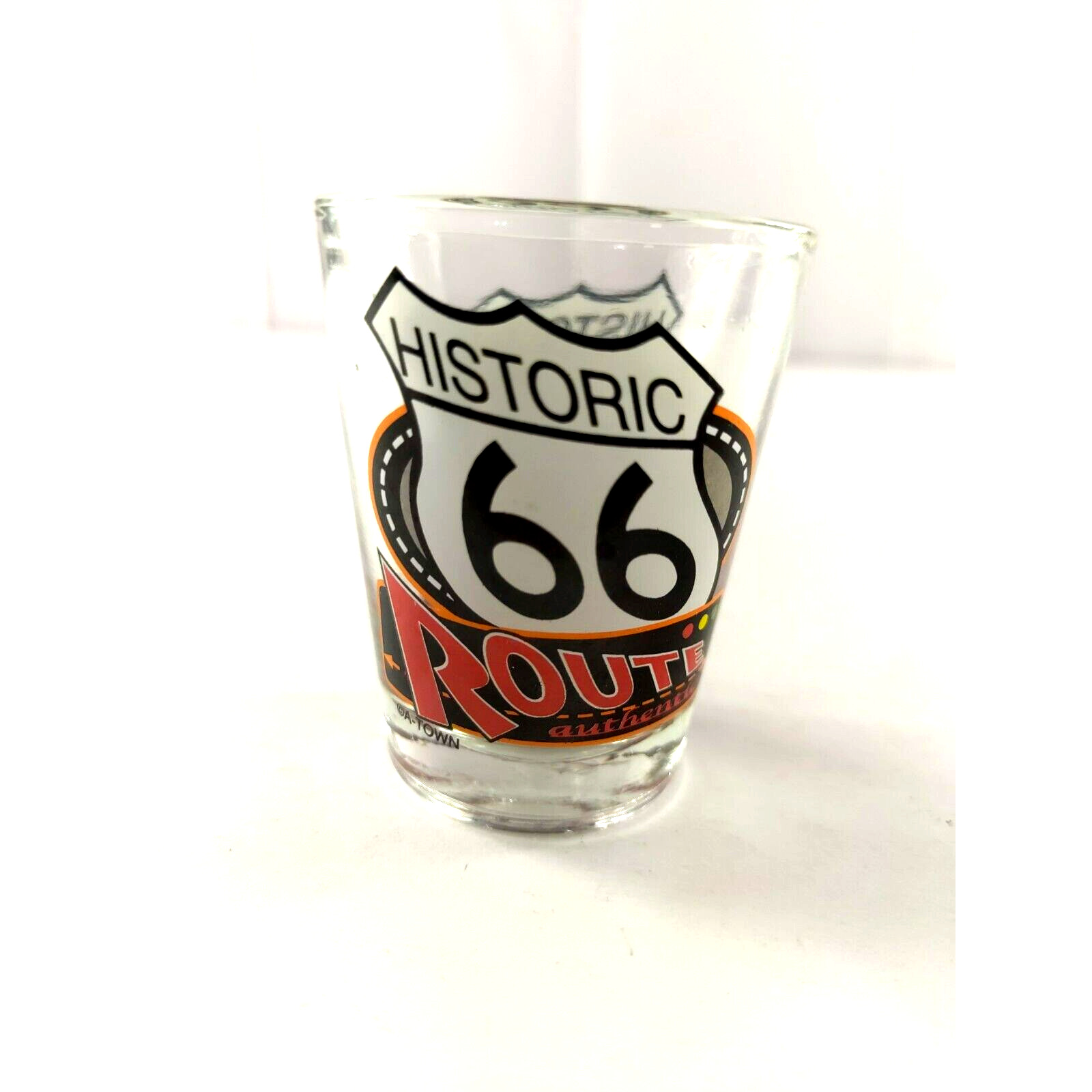 Historic 66 Route Shot Glass