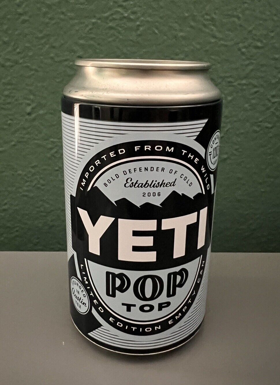 Hide your stuff.  YETI Pop Top Stash Can Limited Edition Empty Can. 