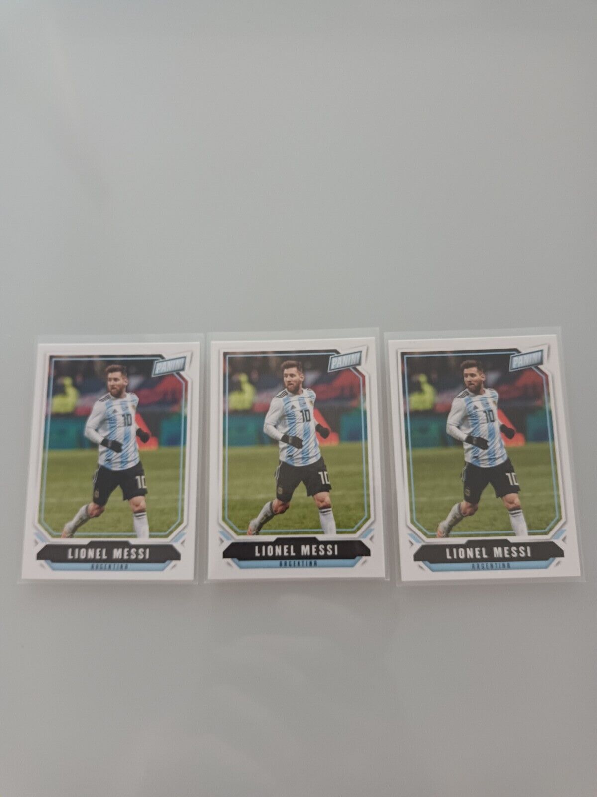 2018 Messi Panini The National Argentina Set X3 Card 78 Rare World Cup Star 