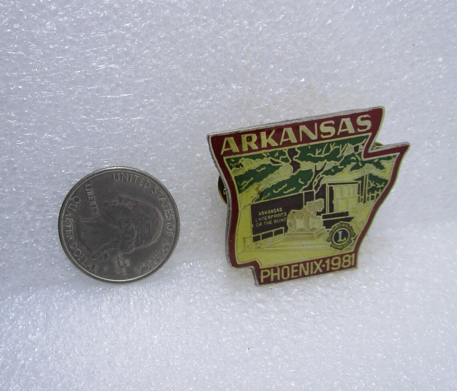 1981 Lions Club Arkansas - Phoenix Pin