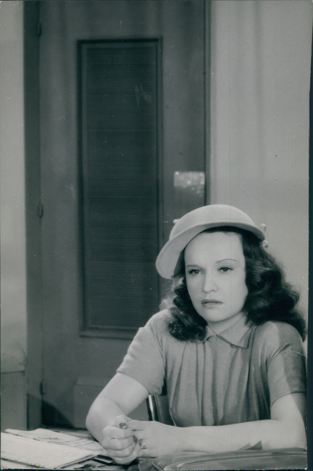 Actress Ginette Leclerc, circa 1949, vintage silver print vintage silver printG