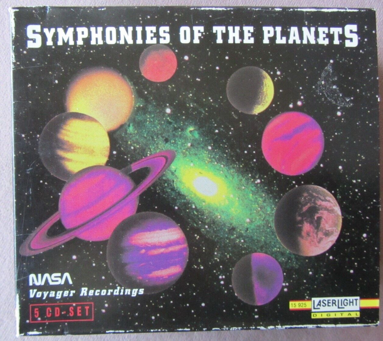 Rare Full Set Symphonies of the Planets 5 CDs Set NASA Voyager Recordings 1993
