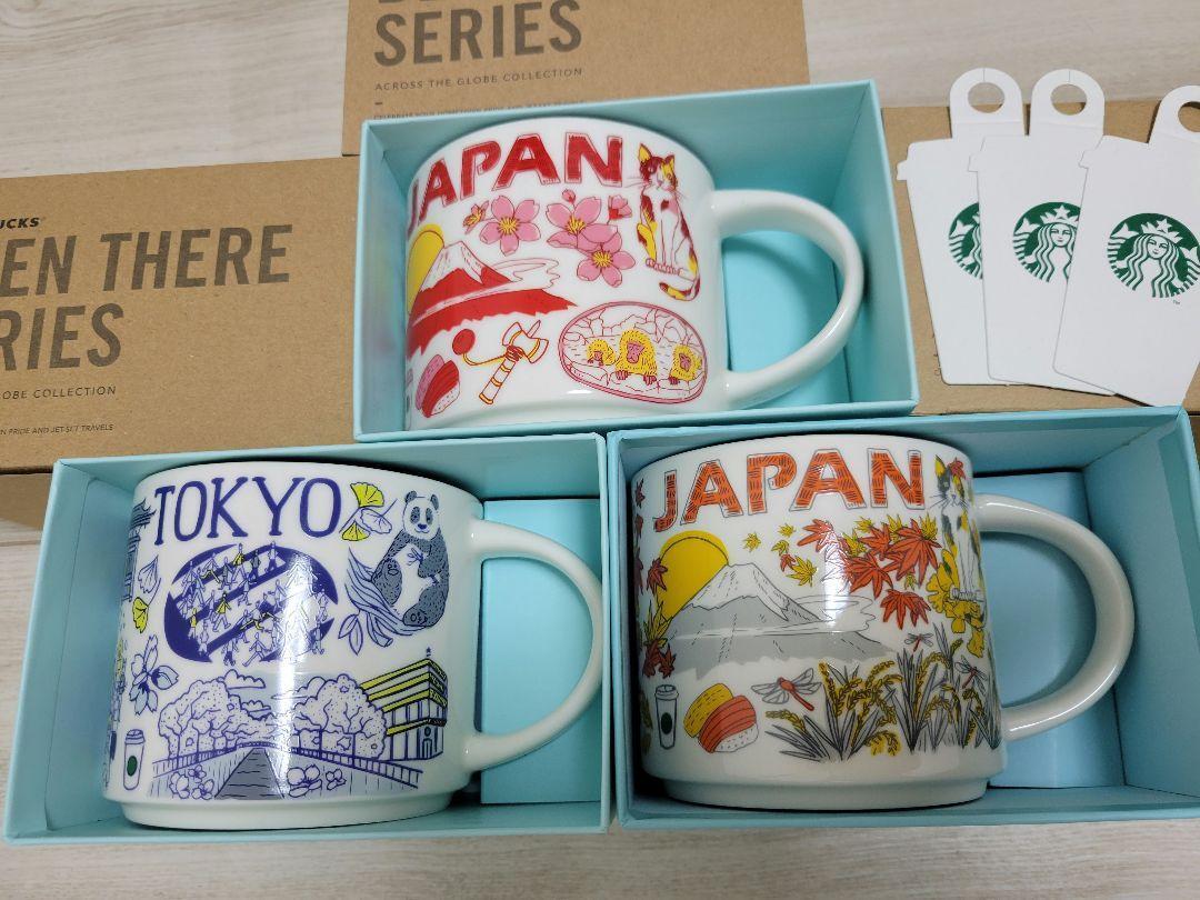 Japan red Japan Autumn Tokyo Starbucks coffee Cup Mug 14oz Been There Series NEW