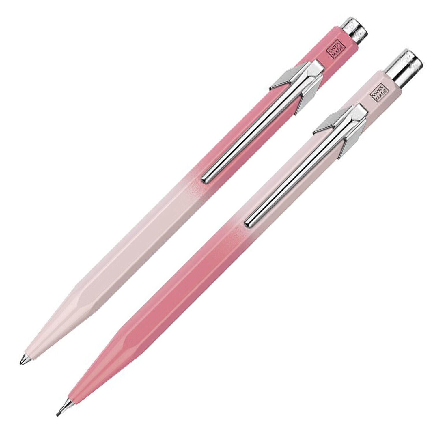 Caran d\'Ache Limited Edition 849 Pink Blossom Pen and Pencil Set - NEW in Box