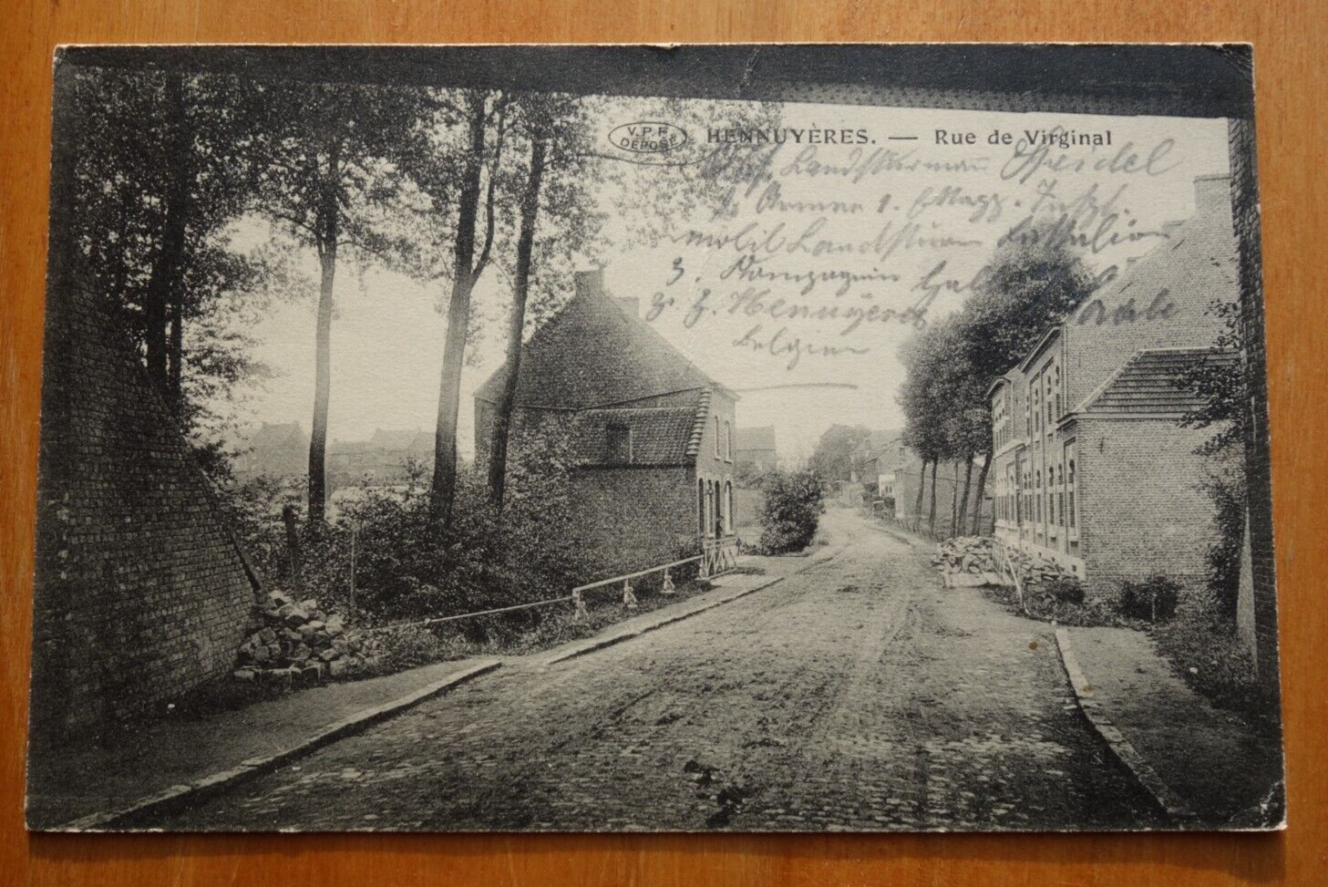 View taken from Belvedere, Vianden, Luxembourg pmk 1921 postcard