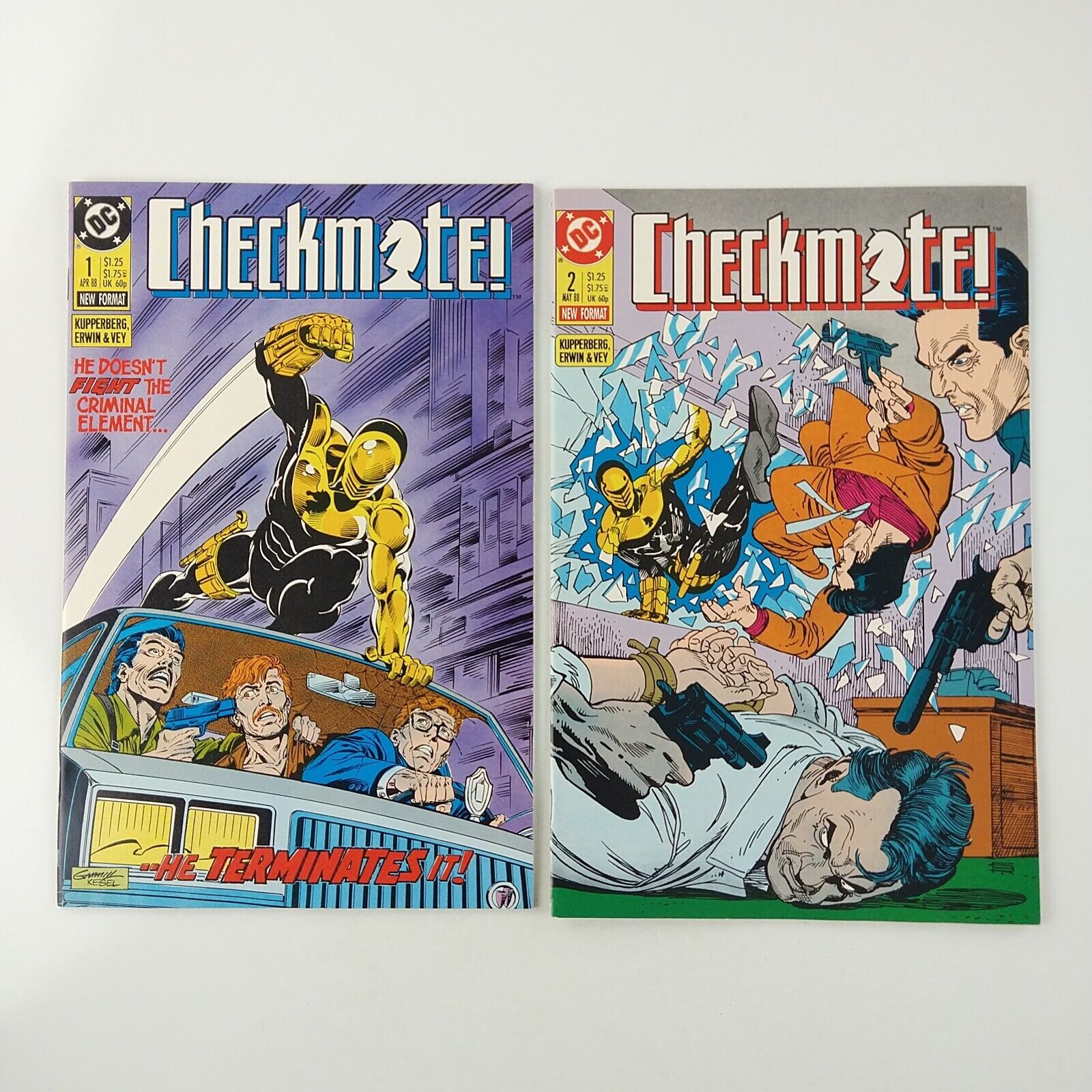 Checkmate #1 #2 Lot VF/NM (1988 DC Comics)