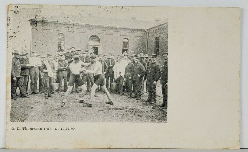 Fort Slocum NY Boxing Scene \