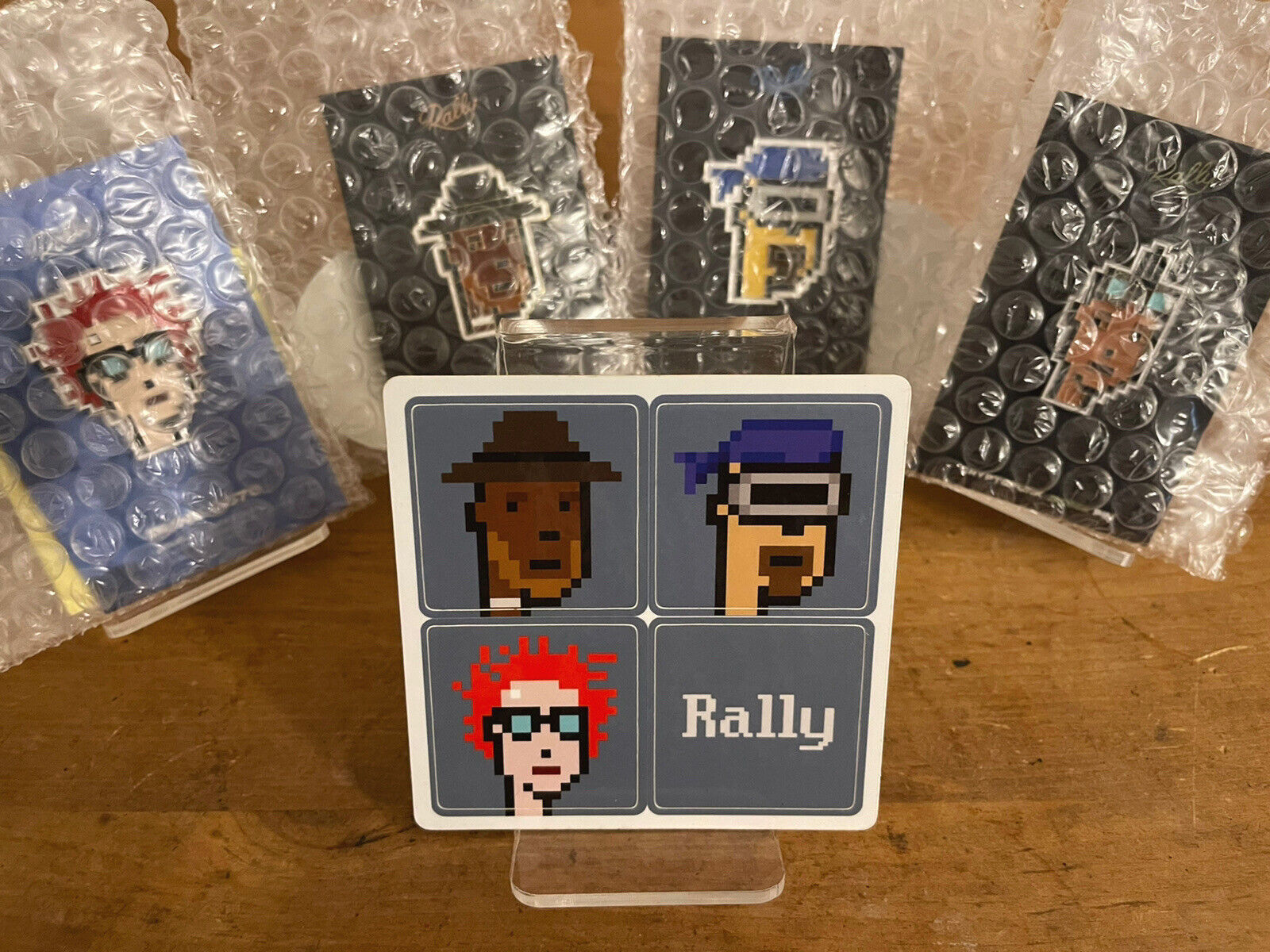 RallyRd Crypto Punk Pins With Stickers