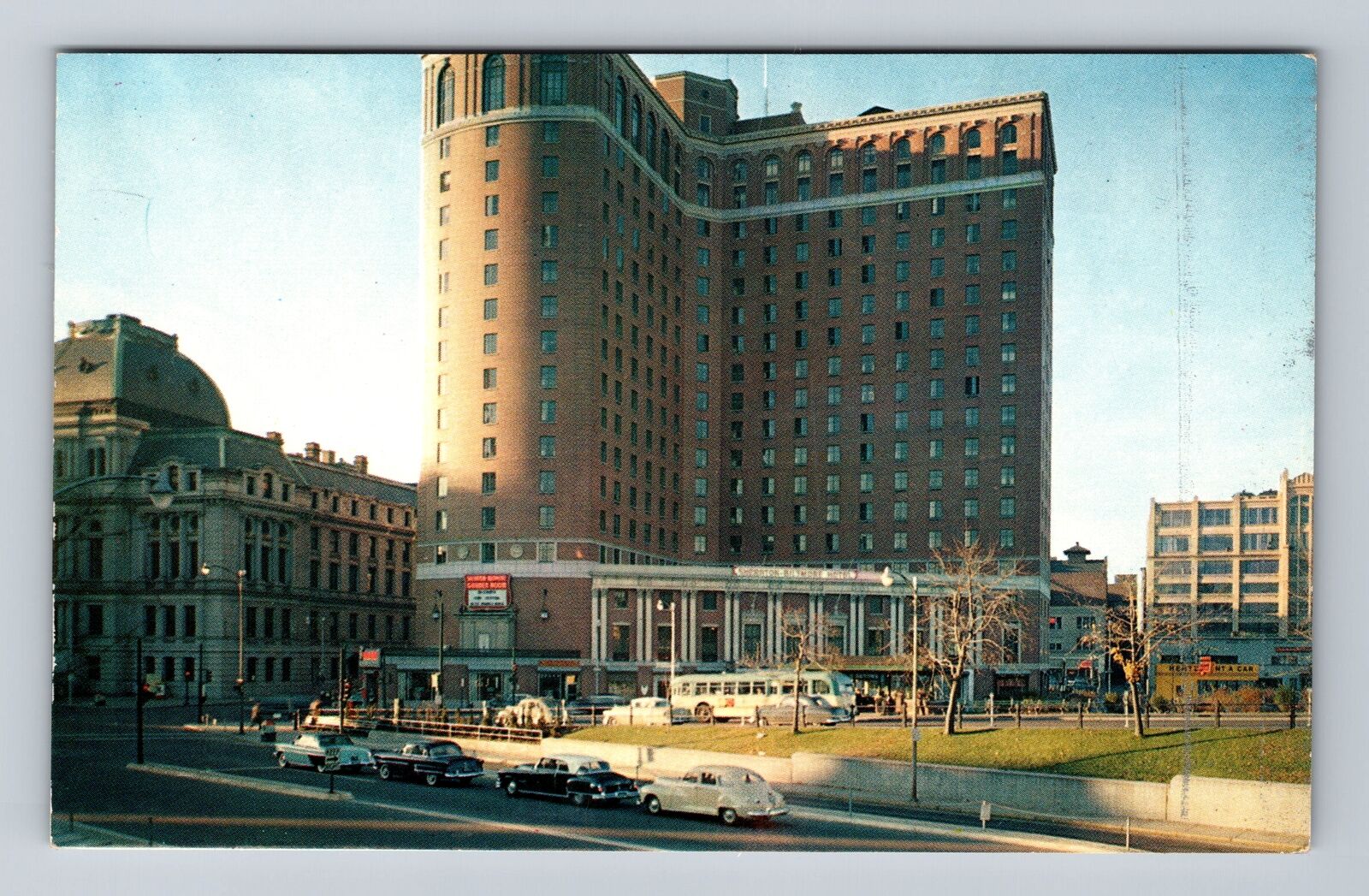Providence RI-Rhode Island, Sheraton Biltmore Hotel Advertising Vintage Postcard