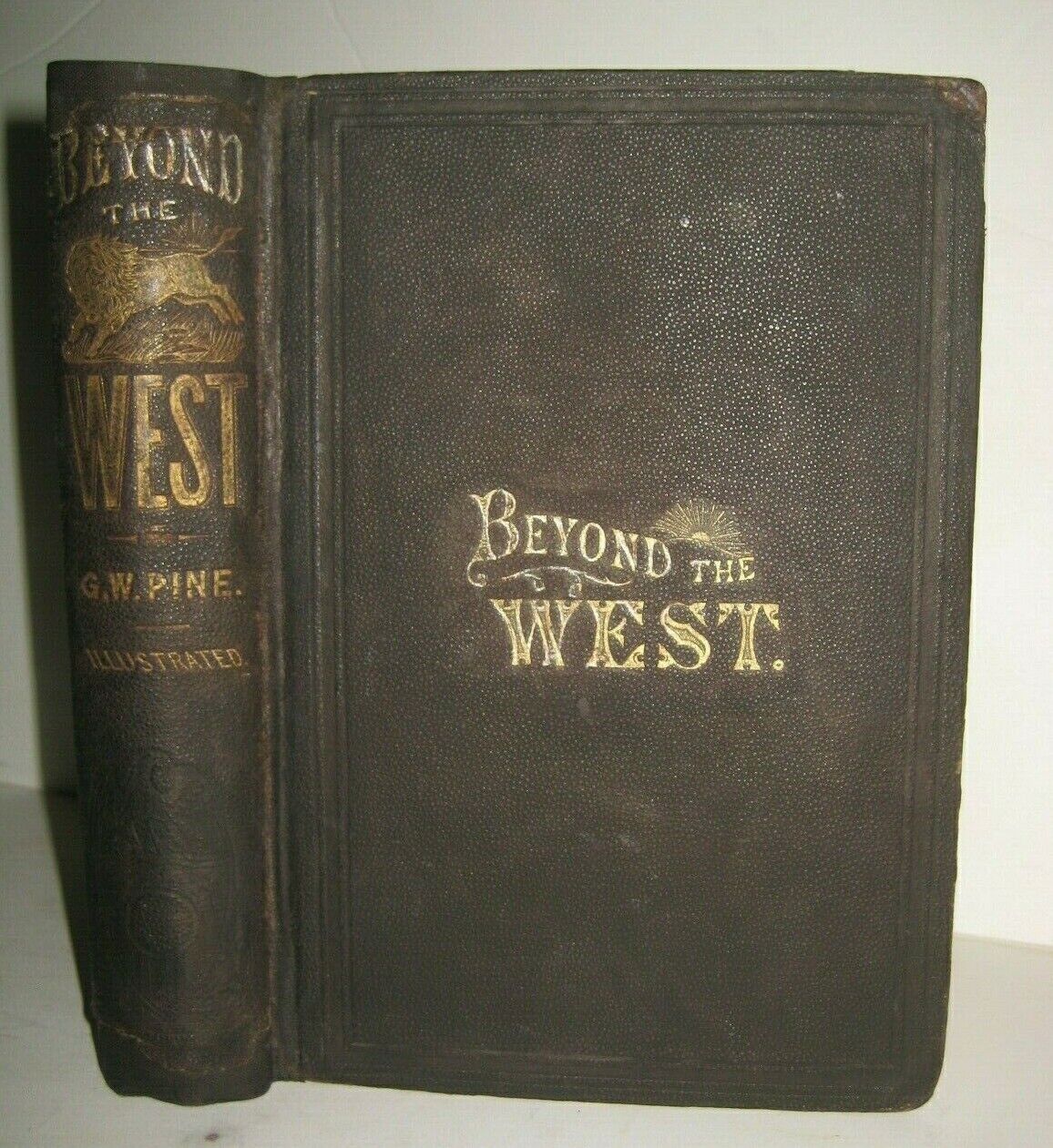 1873 ❤️ ANTIQUE BOOK_OLD WEST STATES_CALIFORNIA +_MORMON_BUFFALO HUNT_INDIANS