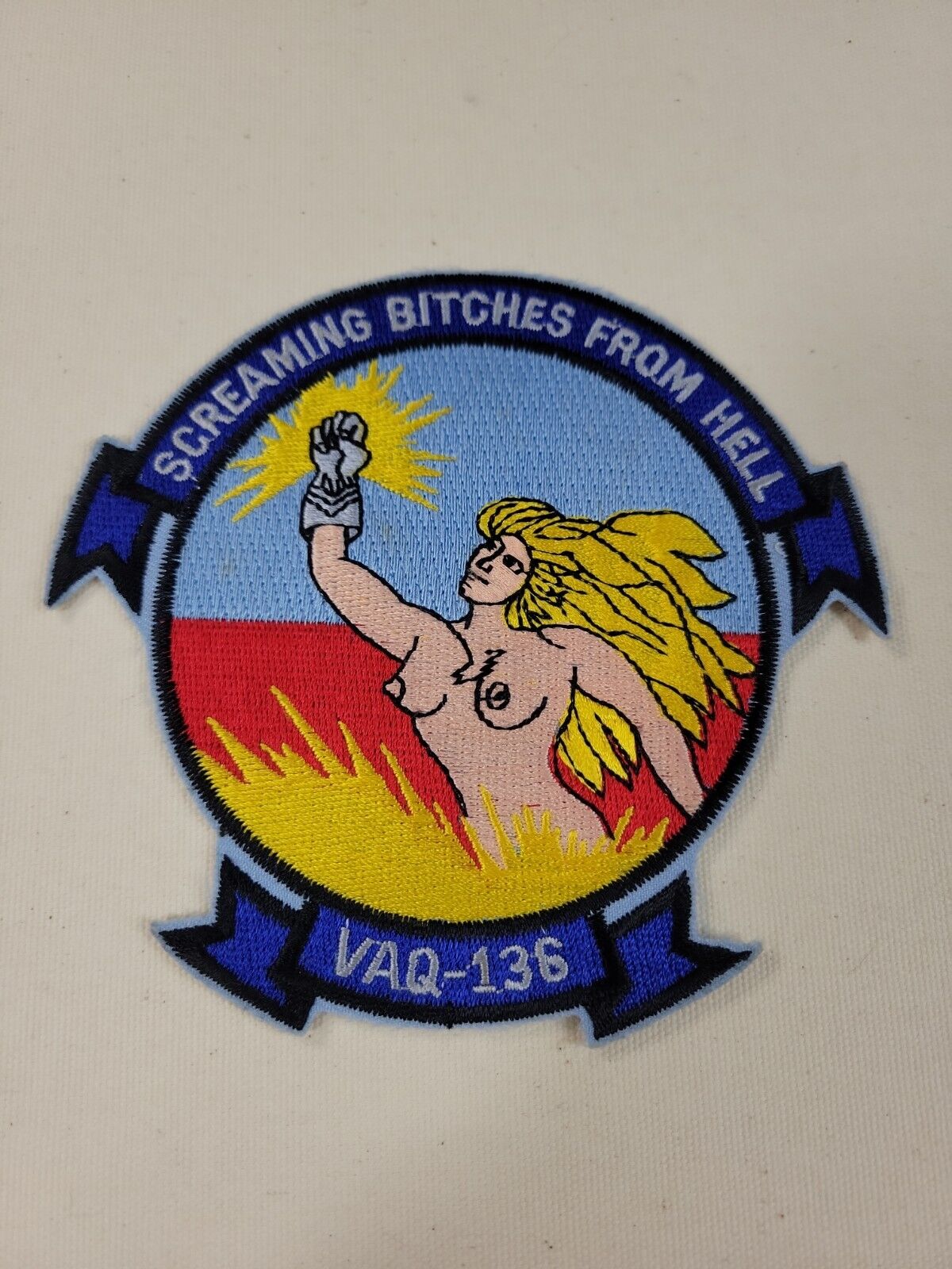 Vintage Patch - Screaming Bitches From Hell VAQ-136
