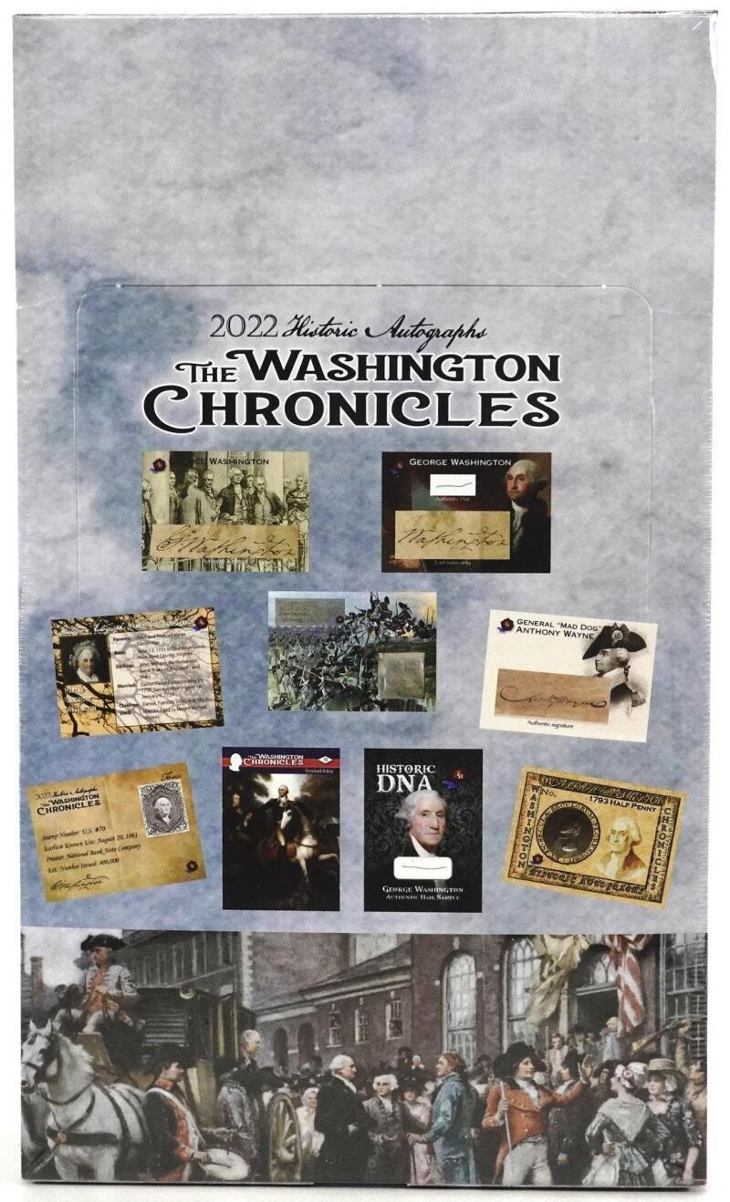 2022 Historic Autographs The Washington Chronicles Hobby Box