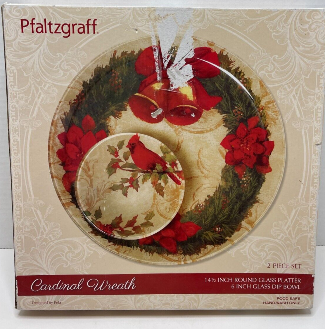PFALTZGRAFF Cardinal Wreath 14.5\