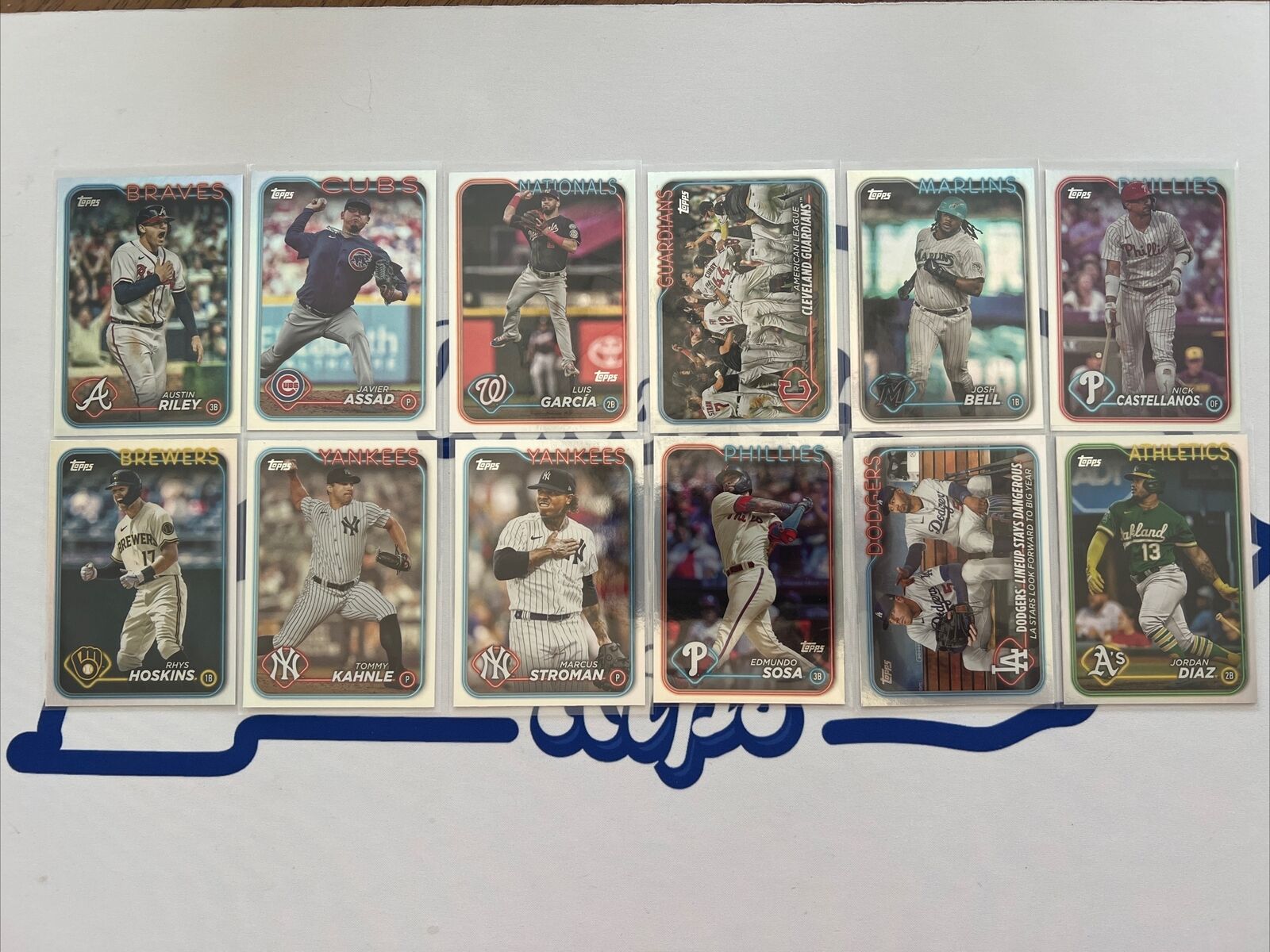 2024 Topps Series 2 Rainbow Foil lot 12 Cards