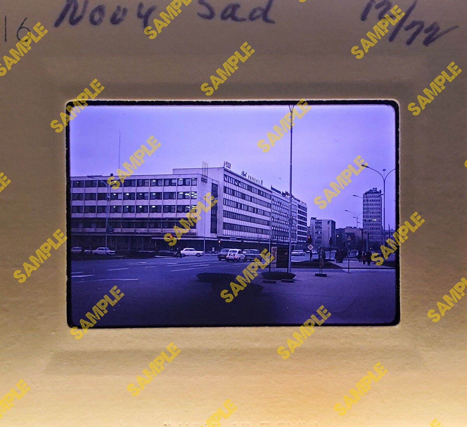 Vintage 35mm Slides - SERBIA Novi Sad Balkans 1972 Yugoslavia - Lot of 3