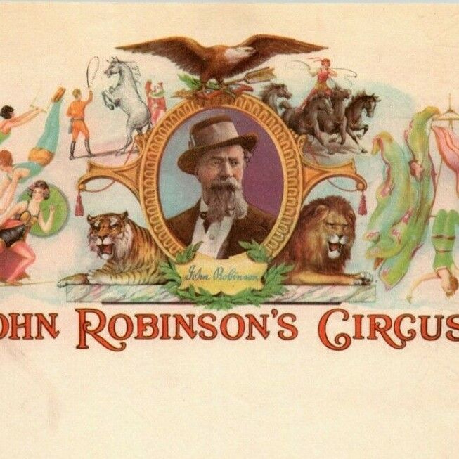 Very Scarce John Robinson\'s Circus Letterhead c1928 Peru, Indiana - VGC