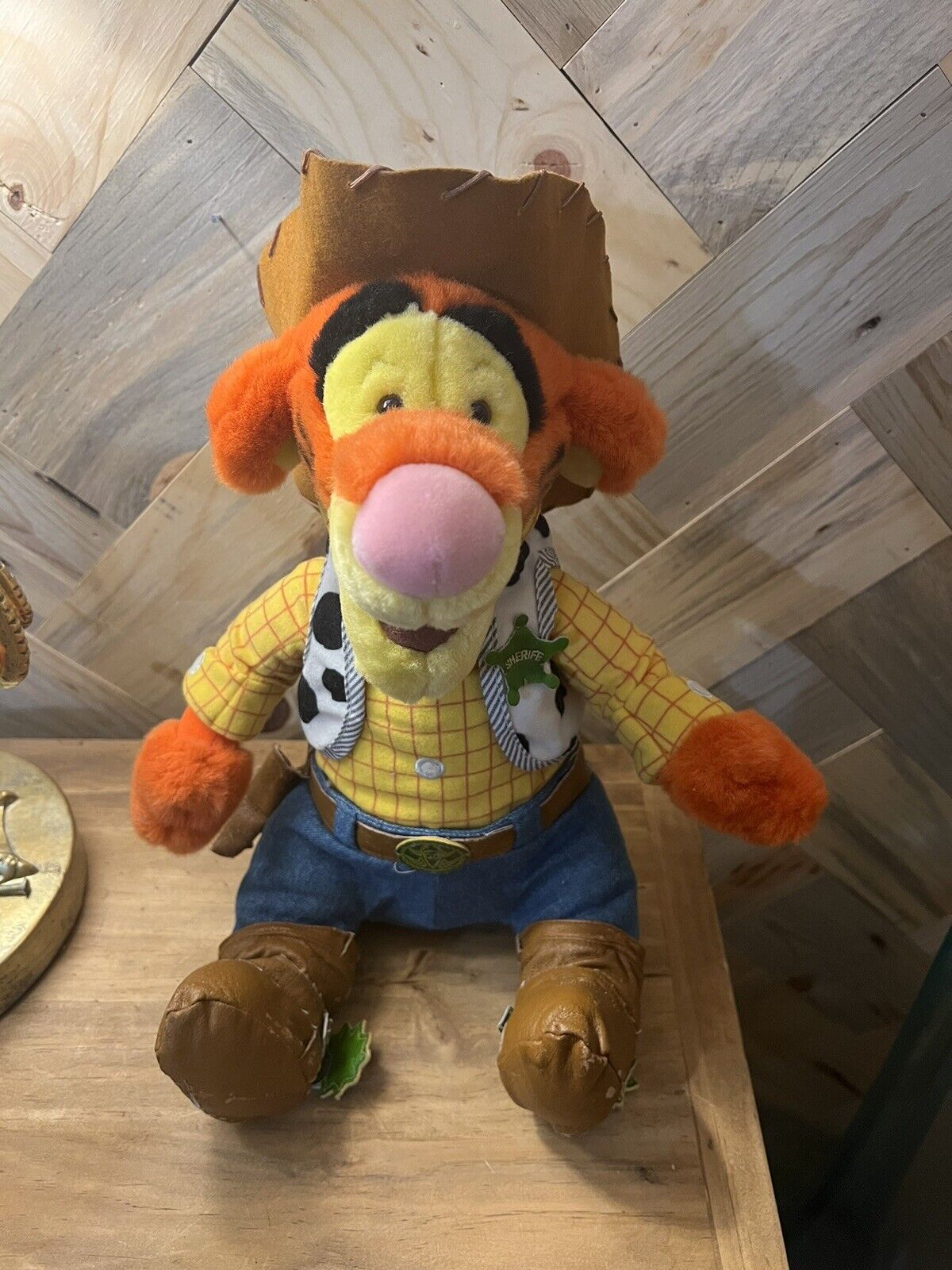 Disney Store Woody Tigger Plushie