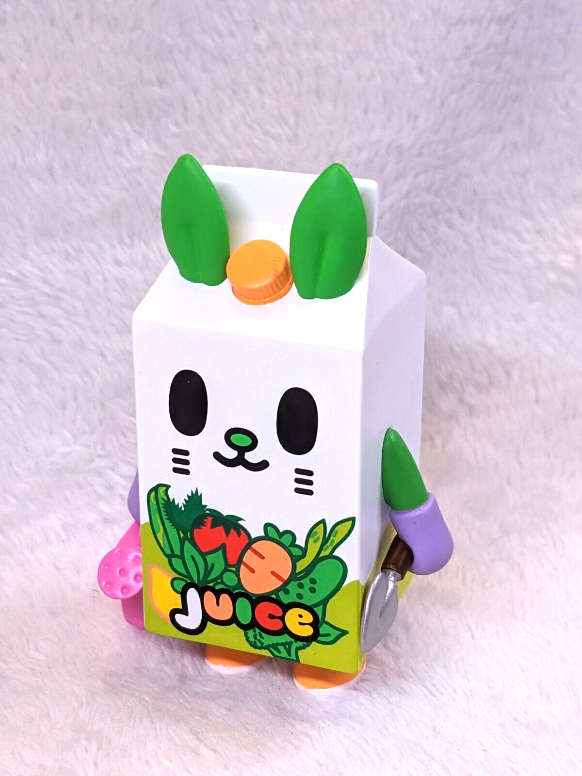 TokiDoki Healthy Besties Green Bunny Collectible Figure Designer Art Animals
